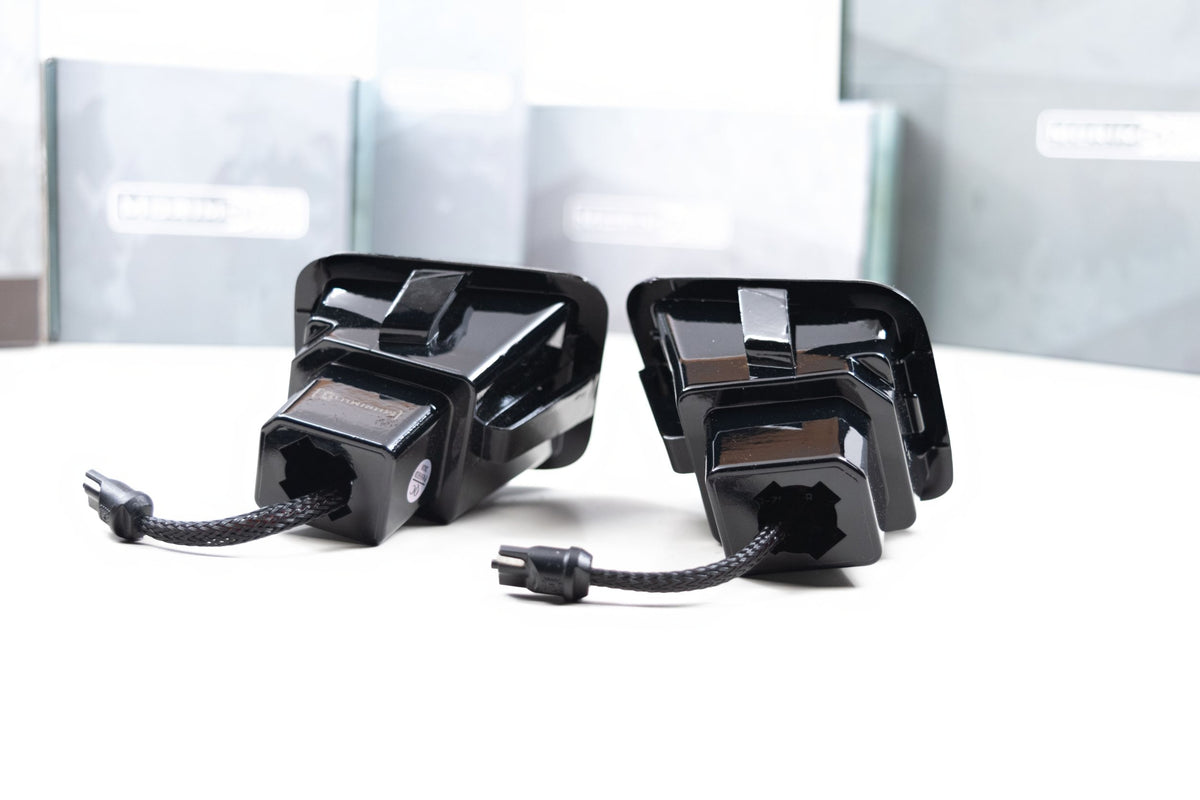 XB LED License Plate Lights: Ford Super Duty (17-22 / Set) - DRL & Signals (Image 3 of 6)