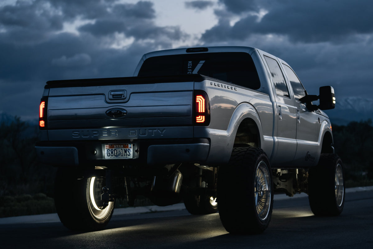 XB LED License Plate Lights: Ford Trucks (90-16 / Set) - DRL & Signals (Image 6 of 6)