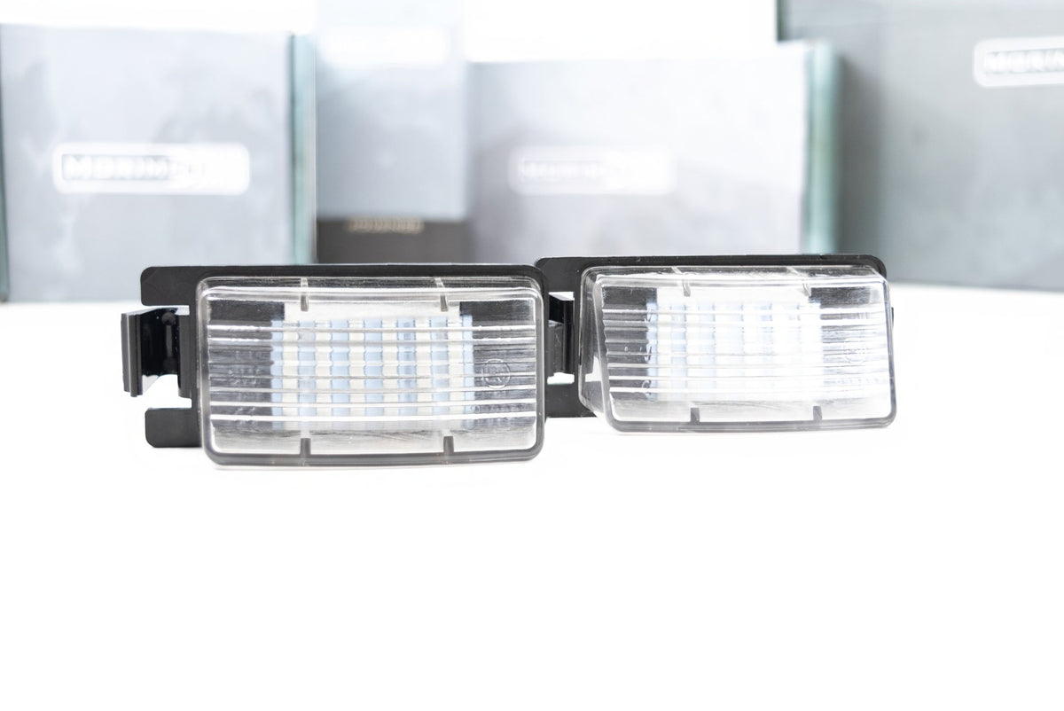 XB LED License Plate Lights: Nissan (Set) - DRL & Signals (Image 1 of 3)
