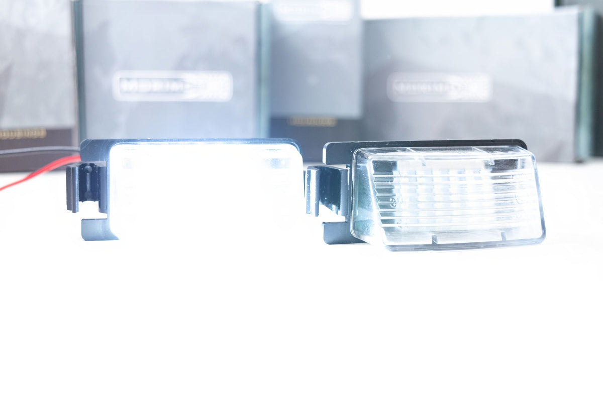 XB LED License Plate Lights: Nissan (Set) - DRL & Signals (Image 2 of 3)