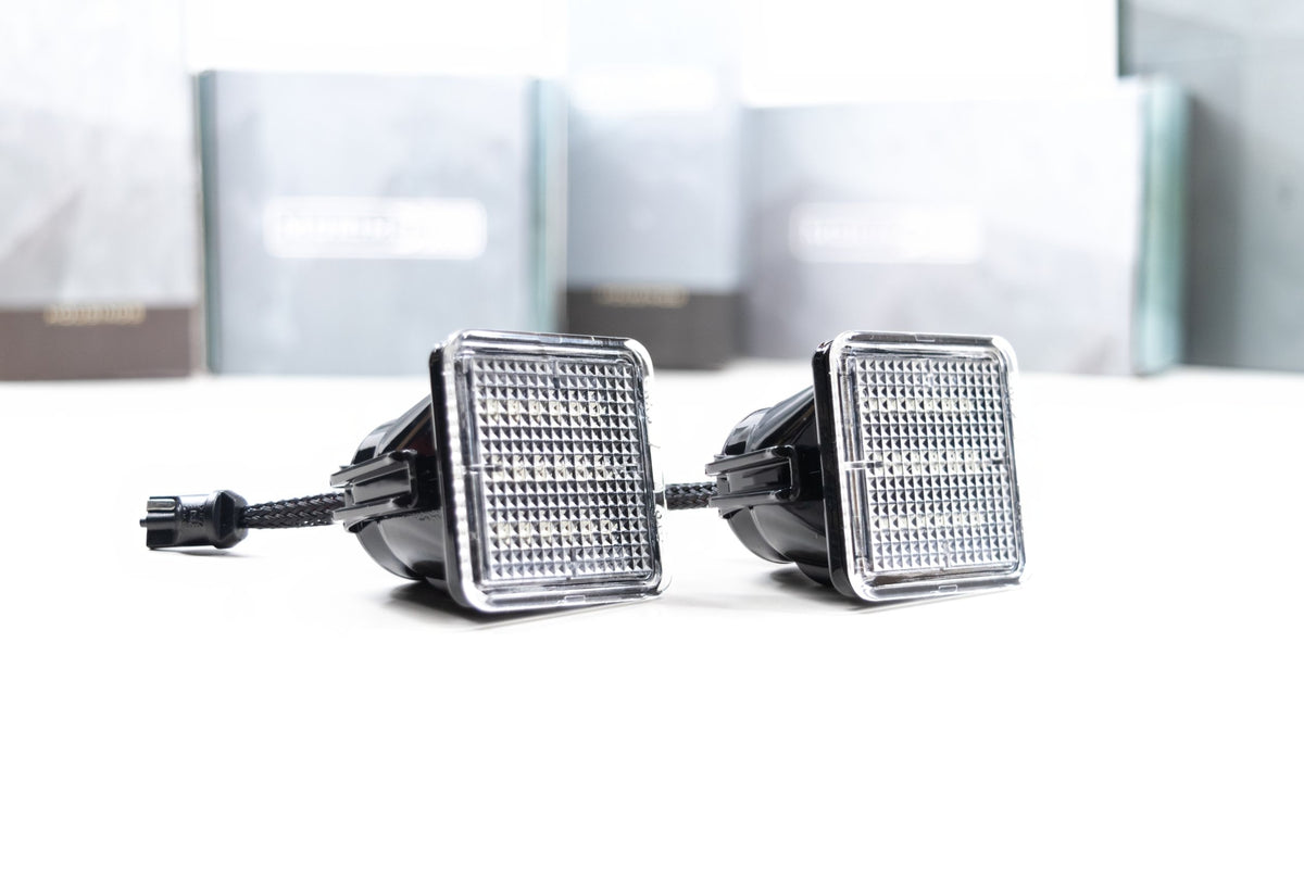 XB LED License Plate Lights: Toyota Tacoma / Tundra (Set) - DRL & Signals (Image 1 of 6)
