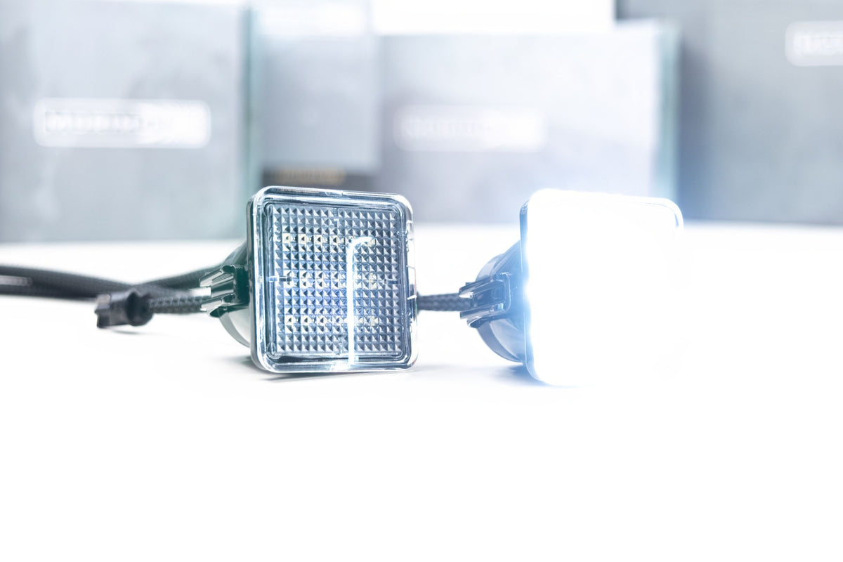 XB LED License Plate Lights: Toyota Tacoma / Tundra (Set) - DRL & Signals (Image 2 of 6)