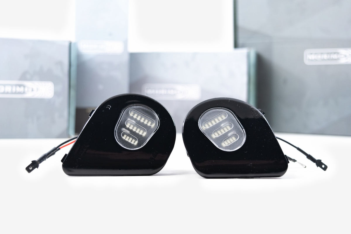 XB LED Mirror Puddle Lights: Dodge Ram (10-19 / Set) - DRL & Signals (Image 1 of 3)