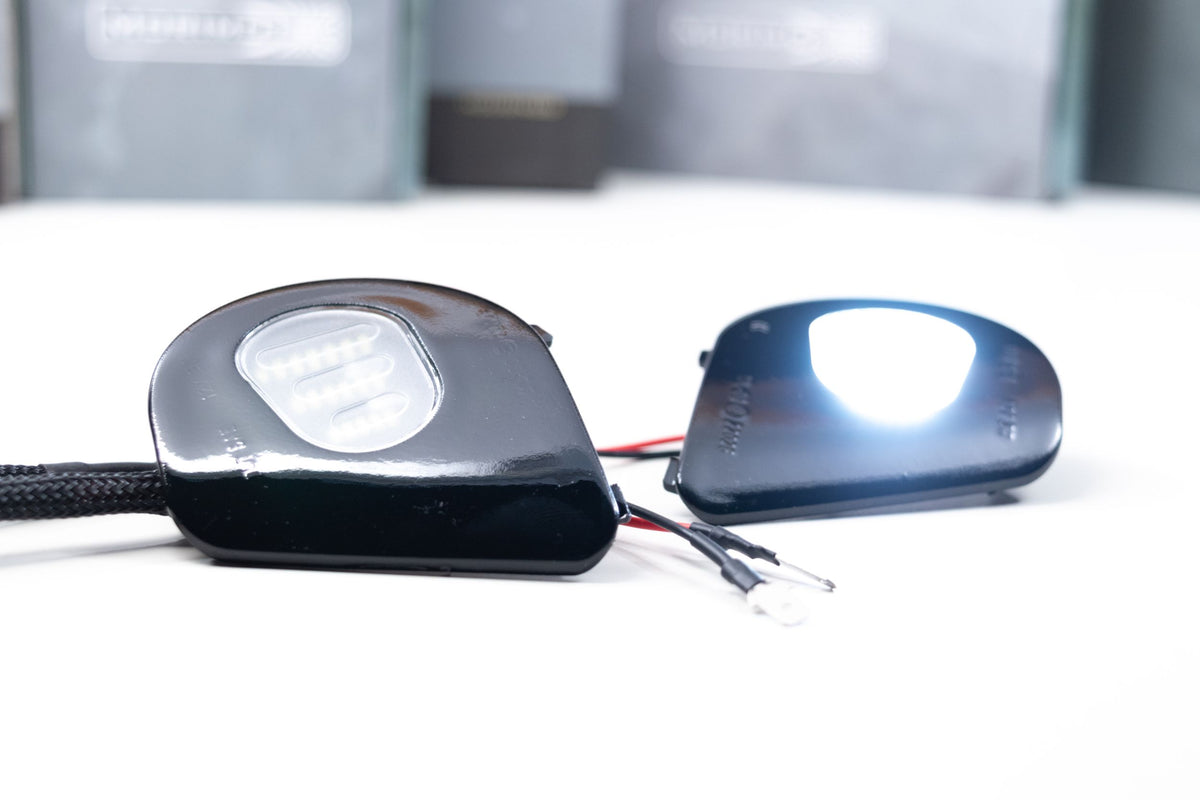 XB LED Mirror Puddle Lights: Dodge Ram (10-19 / Set) - DRL & Signals (Image 3 of 3)