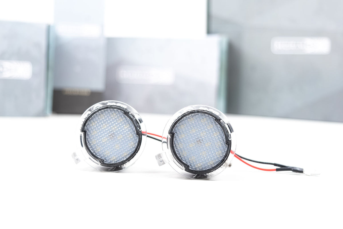 XB LED Mirror Puddle Lights: Ford F-150 (09-14 / Set) - DRL & Signals (Image 1 of 4)
