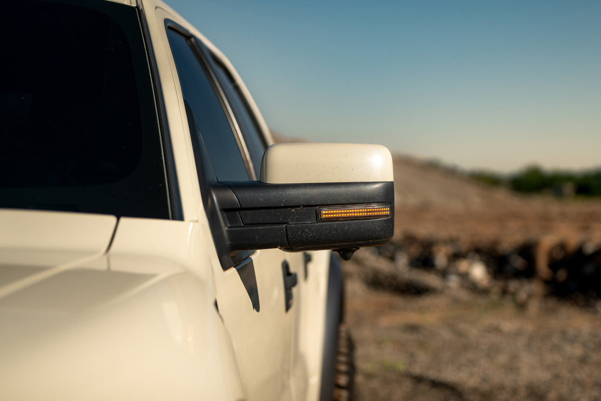 XB LED Side Mirror Lights: Ford F-150 (09-14 / Rear / Set) - DRL & Signals (Image 2 of 6)