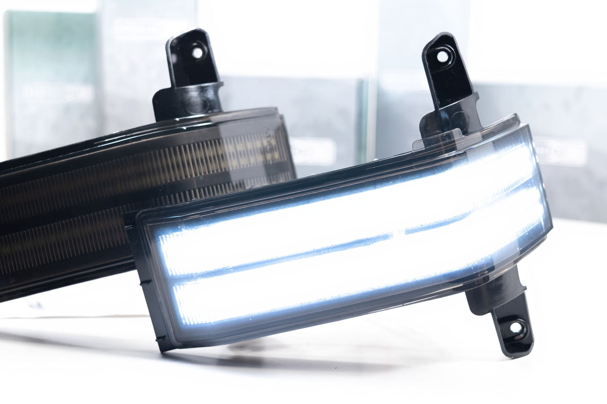 XB LED Side Mirror Lights: Silverado/Sierra 1500/HD (14-18 / Set) - DRL & Signals (Image 2 of 3)
