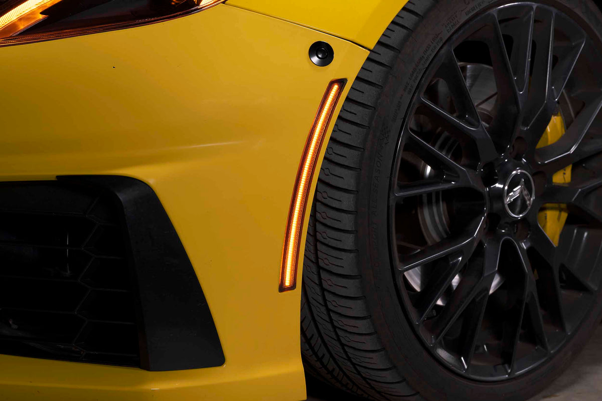 XB LED Side Markers: Corvette C7 (Front / Amber / Set) - DRL & Signals (Image 5 of 6)