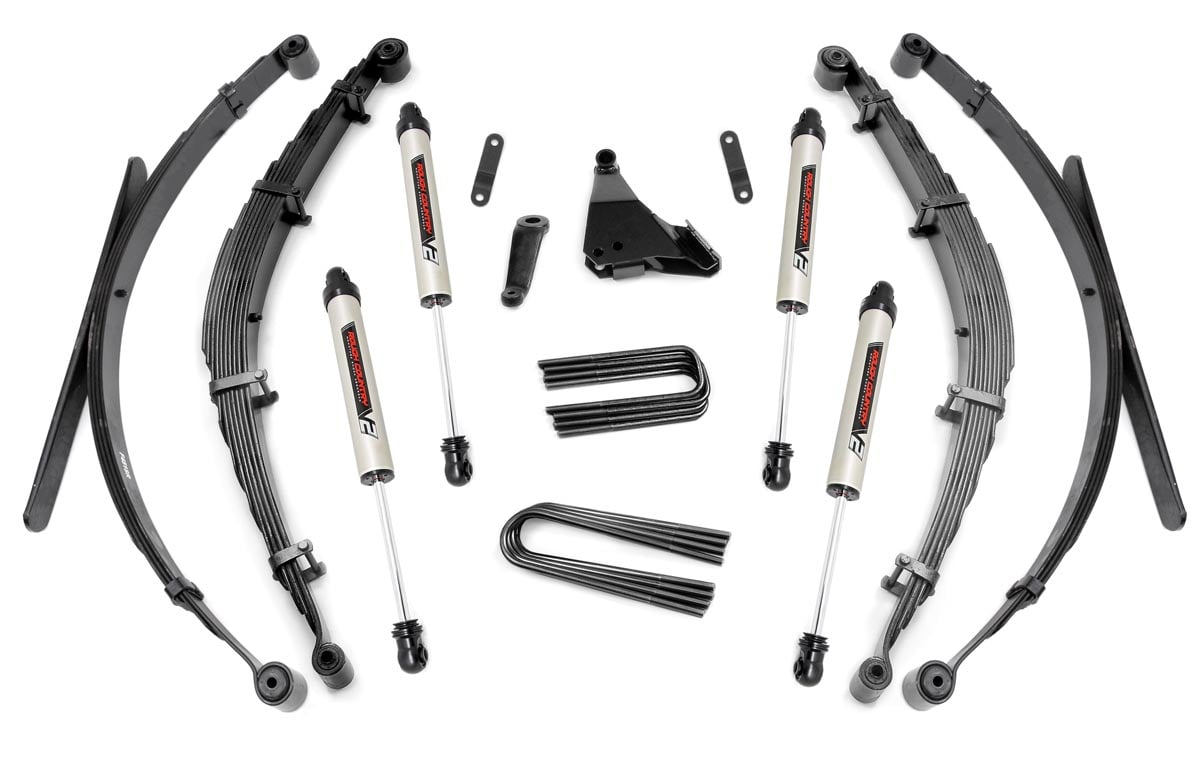 6 Inch Lift Kit | Rear Springs | V2 | Ford F-250/F-350 Super Duty 4WD (99-04) - Susp Lift Kits 4wd
