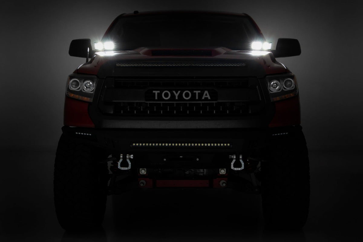 LED Light Kit | Ditch Mount | Dual 2" Black Pairs | White DRL | Toyota Tundra (14-21) - Lighting & Acc (Image 5 of 6)