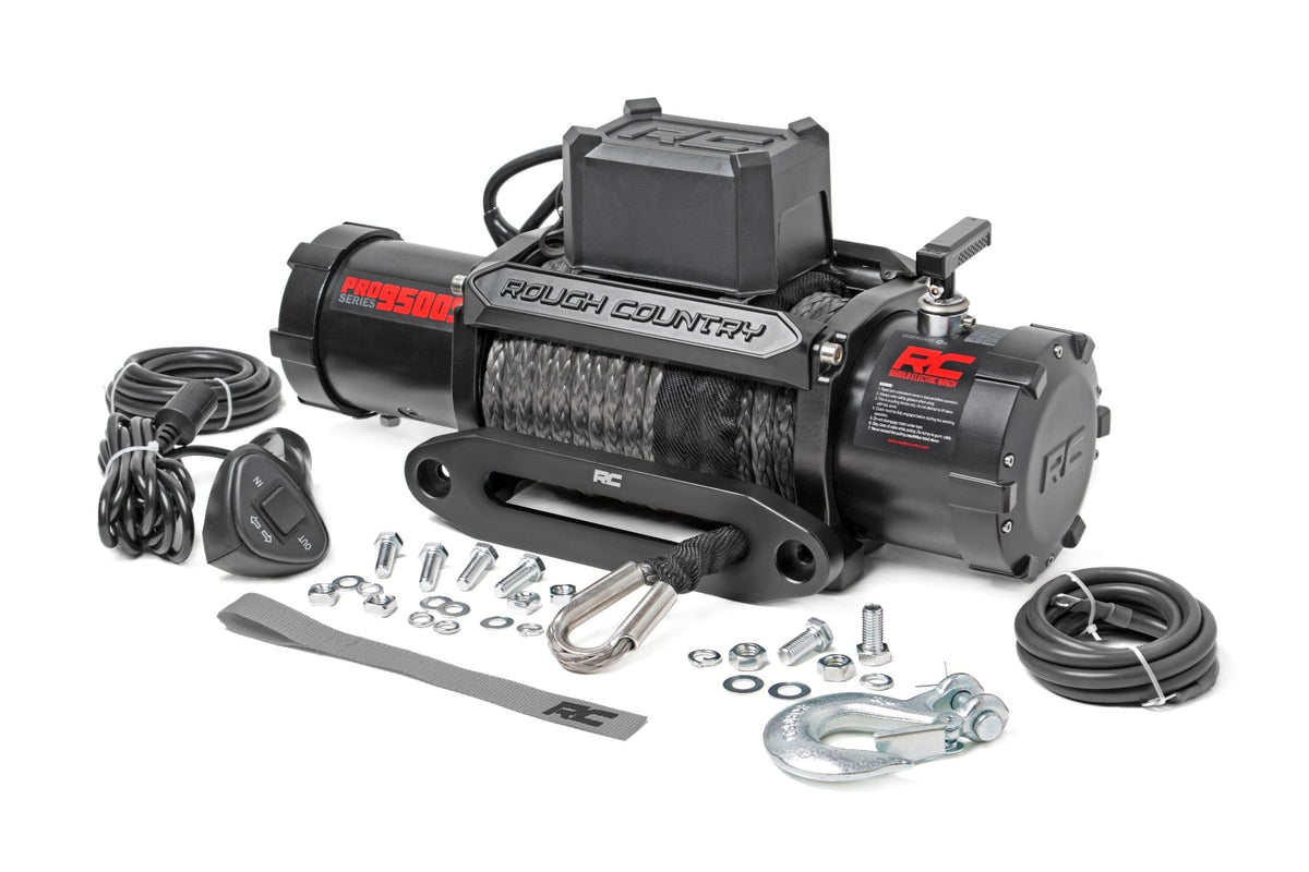 9500-Lb Pro Series Winch | Synthetic Rope - Winches & Acc (Image 1 of 6)