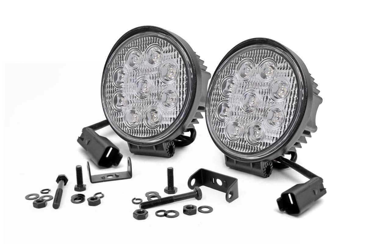 4 Inch Chrome Series LED Light | Round | Pair - Lighting & Acc (Image 1 of 6)