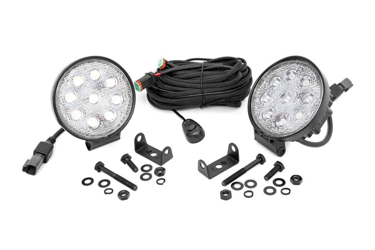 4 Inch Chrome Series LED Light | Round | Pair - Lighting & Acc (Image 3 of 6)