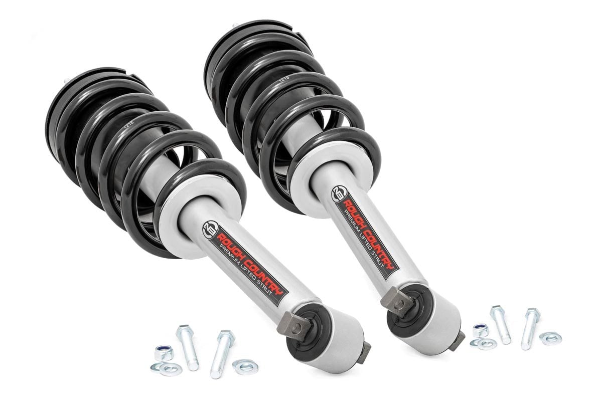 Rough Country 501066 Loaded Strut Pair | 3.5 Inch | Chevy/GMC Sierra 1500 (19-26)/Silverado 1500 (19-26) - Image 1