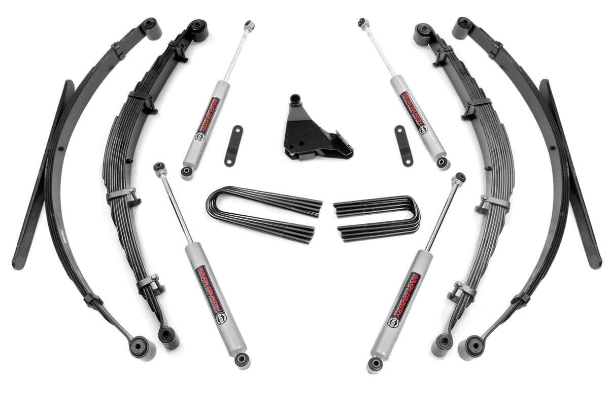 4 Inch Lift Kit | Rear Springs | Ford F-250/F-350 Super Duty 4WD (1999-2004) - Susp Lift Kits 4wd