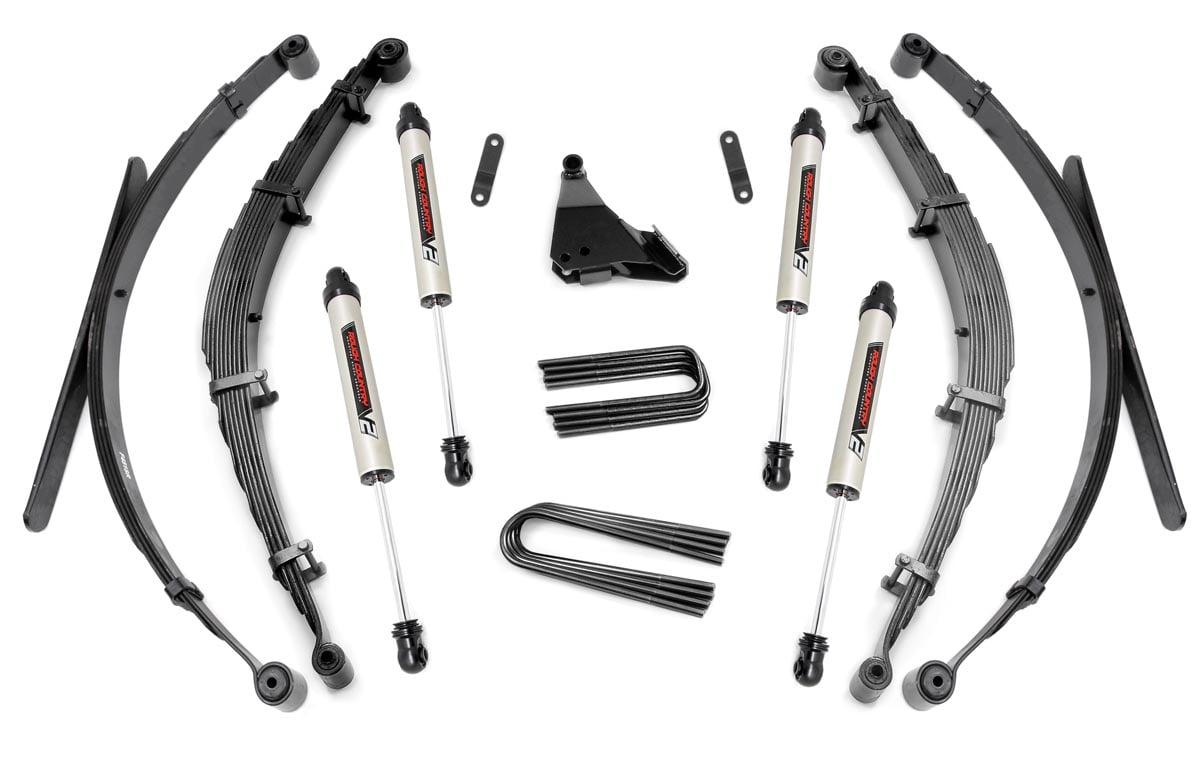4 Inch Lift Kit | Rear Springs | V2 | Ford F-250/F-350 Super Duty 4WD (99-04) - Susp Lift Kits 4wd