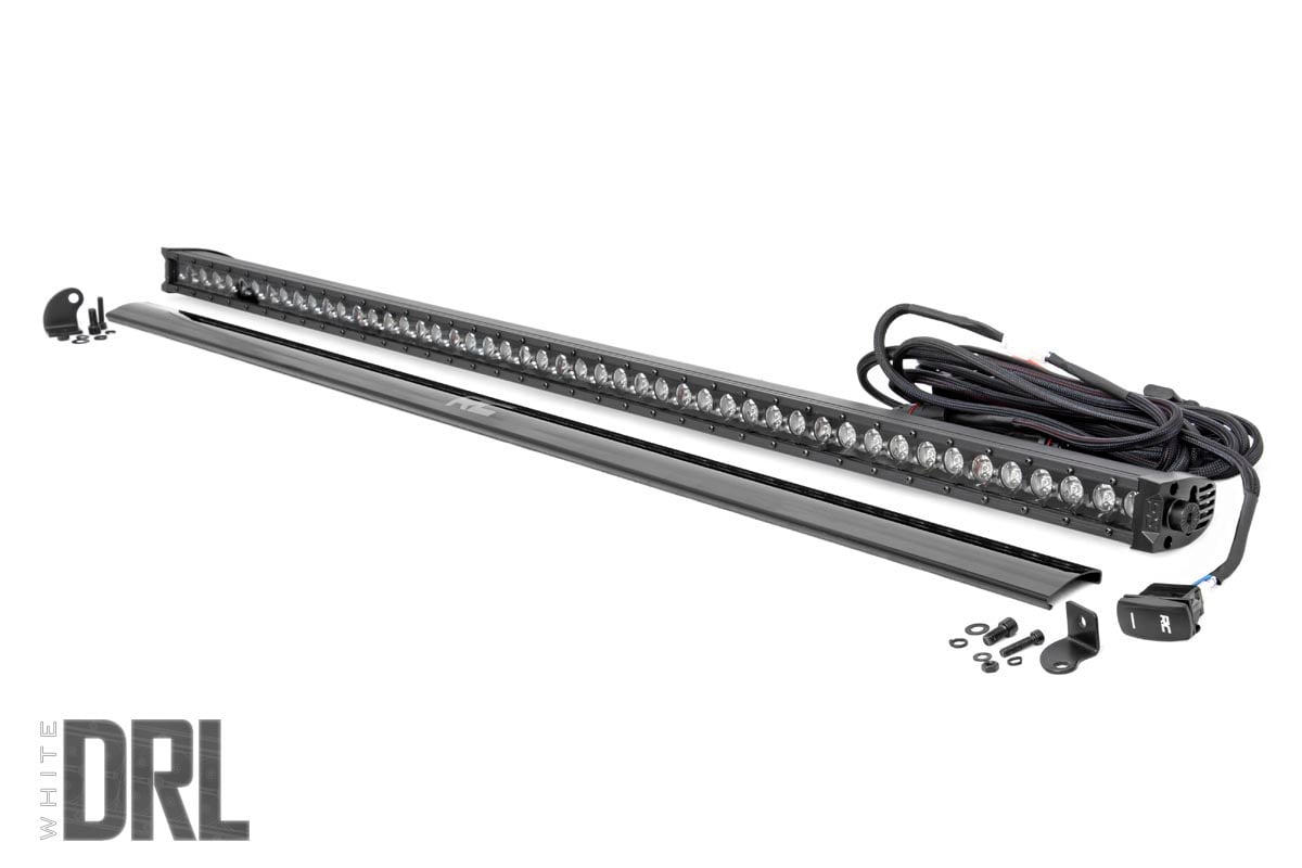 50 Inch Black Series LED Light Bar | Single Row | Cool White DRL - Lighting & Acc (Image 1 of 5)