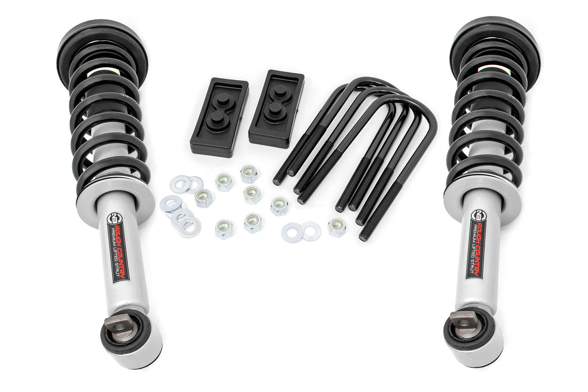 Rough Country 1028 Sway Bar Links | Front | 4-5 Inch Lift | Jeep Cherokee XJ/Wrangler TJ/Wrangler Unlimited 4WD - Image 1
