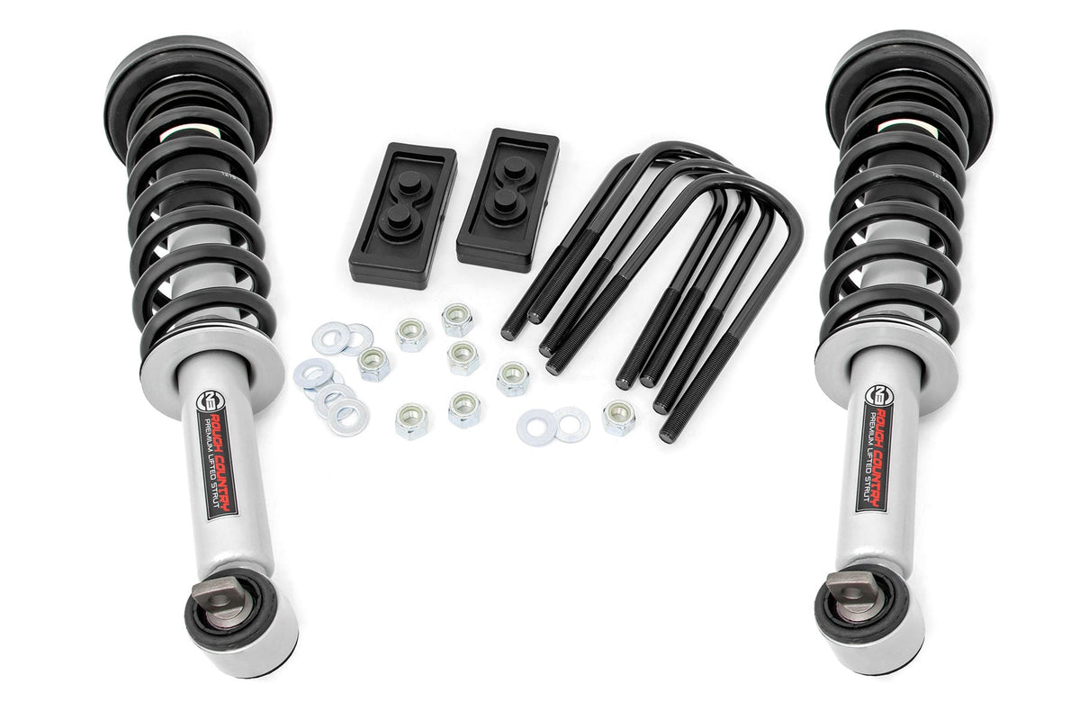 RC 2.5 Inch Lift Kit | M1 Struts | Ford F-150 Tremor 4WD (2021-2025) (manufacturer page)
