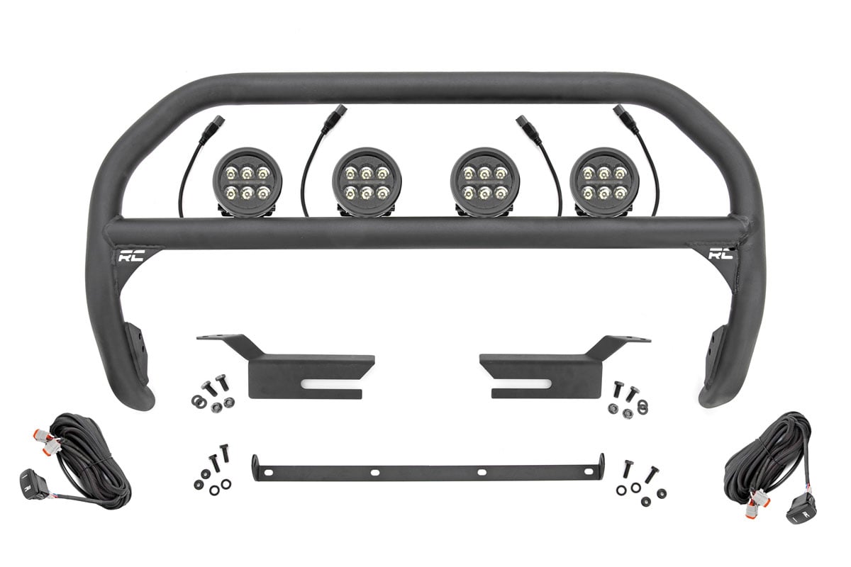 Nudge Bar | 3.5 Inch Round Led (x4) | Ford Bronco 4WD (2021-2026) - Bull Bars (Image 1 of 6)
