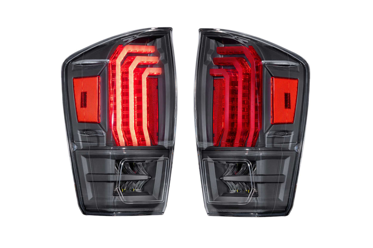 XB LED Tail Lights: Toyota Tacoma (16-23 / Clear Lens / Set) - Tail Lights (Image 1 of 6)