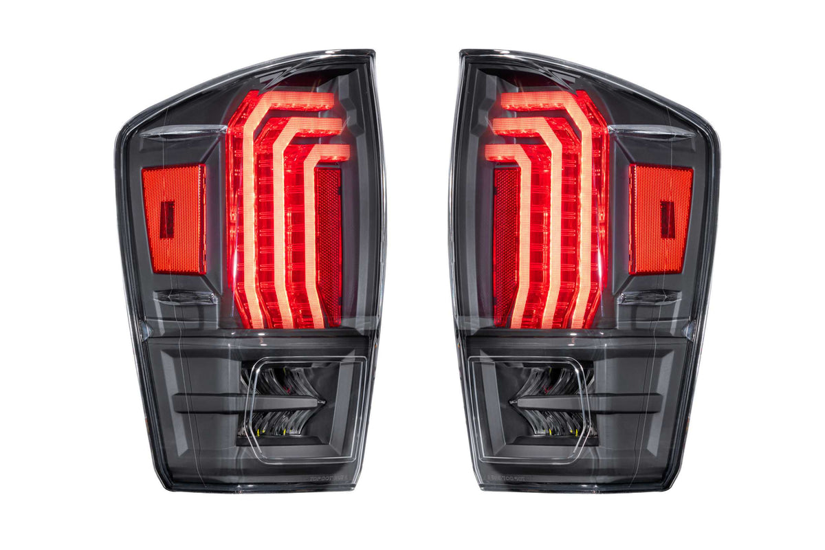 XB LED Tail Lights: Toyota Tacoma (16-23 / Clear Lens / Set) - Tail Lights (Image 3 of 6)