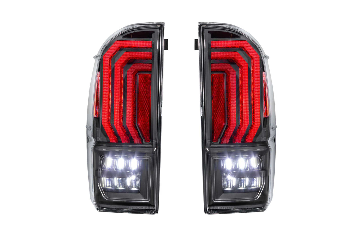 XB LED Tail Lights: Toyota Tacoma (16-23 / Clear Lens / Set) - Tail Lights (Image 5 of 6)