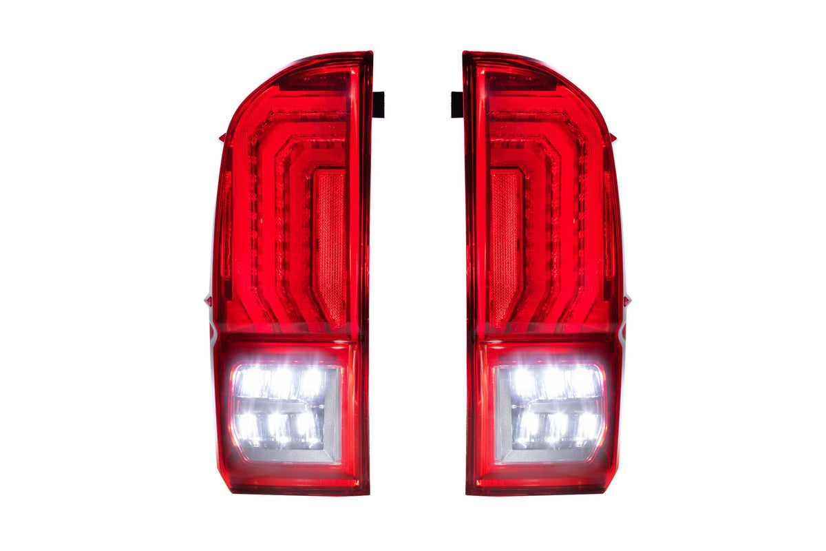 XB LED Tail Lights: Toyota Tacoma (16-23 / Red Lens / Set) - Tail Lights (Image 5 of 6)