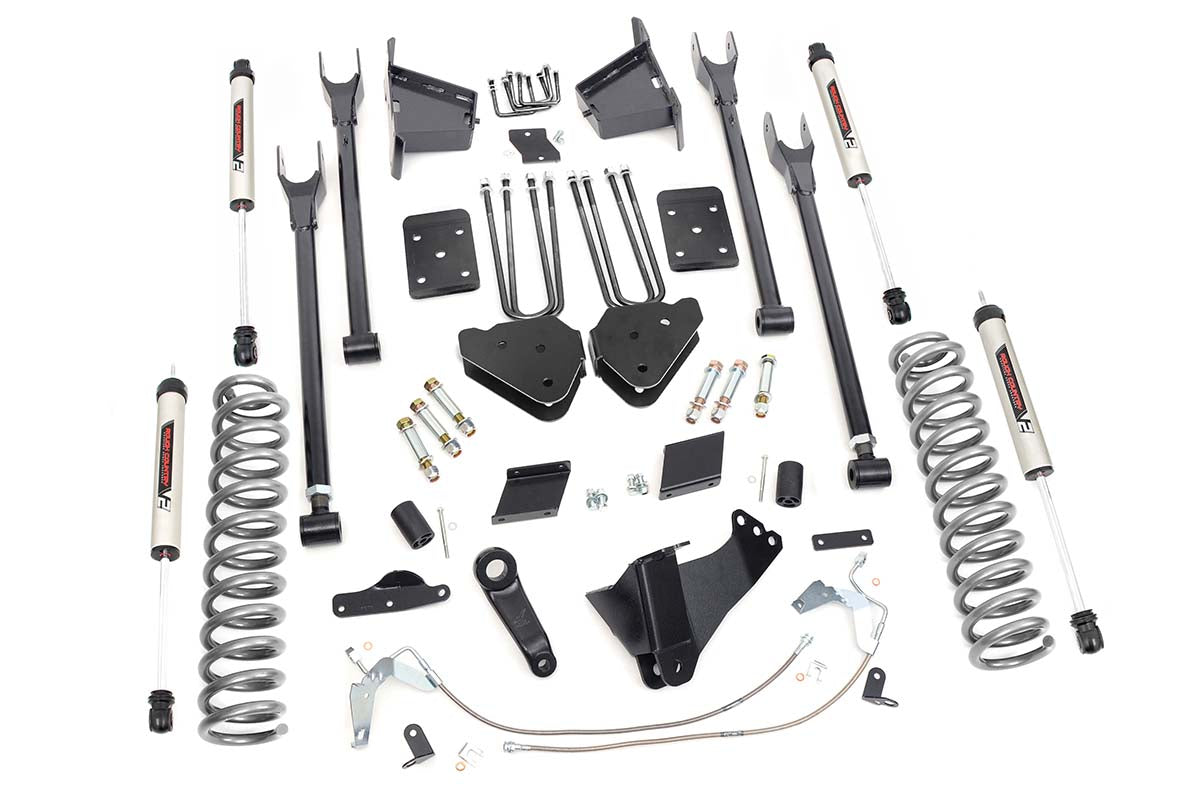 6 Inch Lift Kit |4-Link | No OVLD | V2 | Ford F-250 Super Duty 4WD (15-16) - Susp Lift Kits 4wd