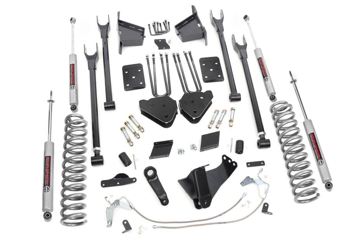 6 Inch Lift Kit |4-Link | No OVLD | Ford F-250 Super Duty 4WD (2015-2016) - Susp Lift Kits 4wd