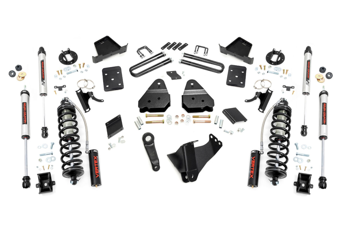 Rough Country 53058 4.5 Inch Lift Kit | No OVLD | C/O V2 | Ford F-250 Super Duty 4WD (11-14) - Image 1