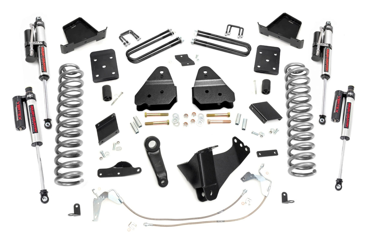 Rough Country 53150 6 Inch Lift Kit | Diesel | No OVLD | Vertex | Ford F-250 Super Duty (11-14) - Image 1