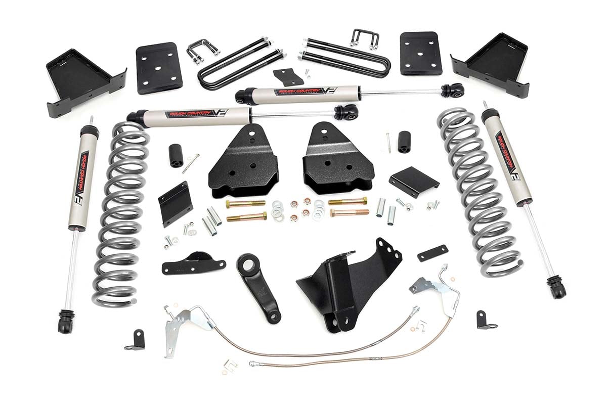 6 Inch Lift Kit | Gas | OVLD | V2 | Ford F-250 Super Duty 4WD (2011-2014) - Susp Lift Kits 4wd