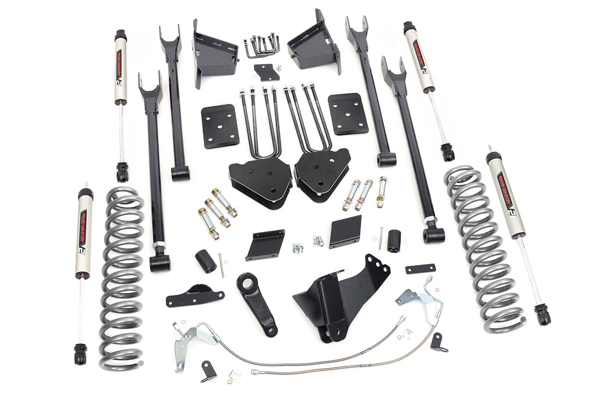 6 Inch Lift Kit | 4-Link | No OVLD | V2 | Ford F-250 Super Duty 4WD (11-14) - Susp Lift Kits 4wd