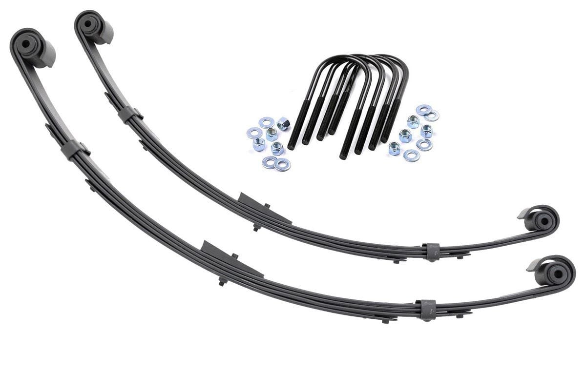 Rear Leaf Springs | Military Wrap | 4" Lift| Pair | Jeep Wrangler YJ (87-95) - Susp Accessories (Image 1 of 4)