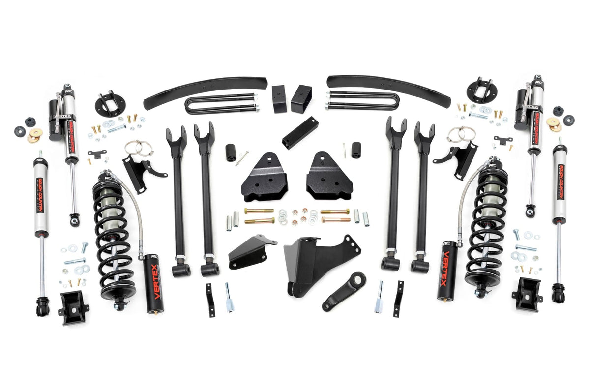 Rough Country 57959 6 Inch Lift Kit | Diesel | 4 Link | C/O Vertex | Ford F-250/F-350 Super Duty (05-07) - Image 1