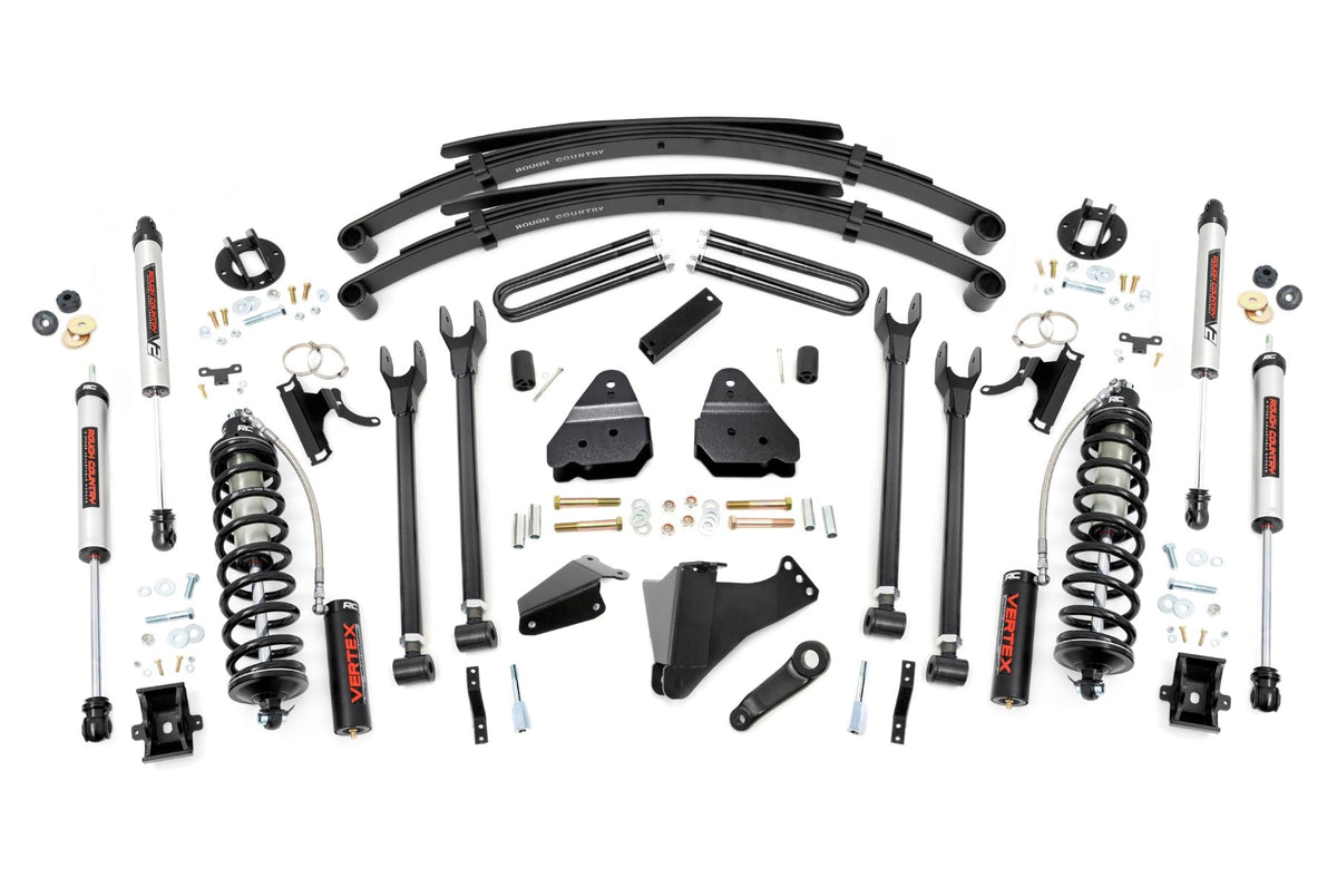 6 Inch Lift Kit | Diesel | 4 Link | RR Spring | C/O V2 | Ford F-250/F-350 Super Duty (05-07) - Vertex Kits