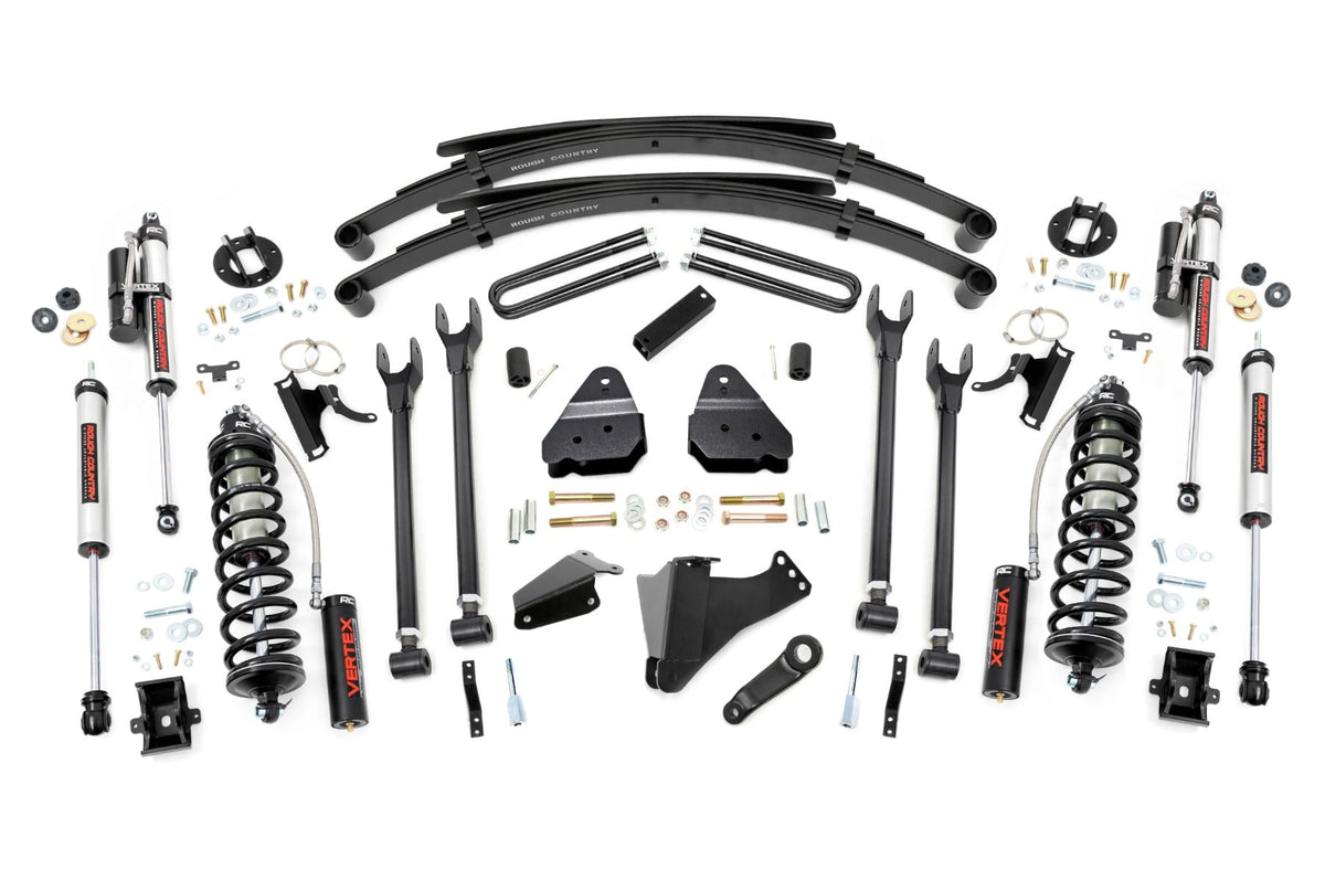 Rough Country 58259 6 Inch Lift Kit | Diesel | 4 Link | RR Spring | C/O Vertex | Ford F-250/F-350 Super Duty (05-07) - Image 1