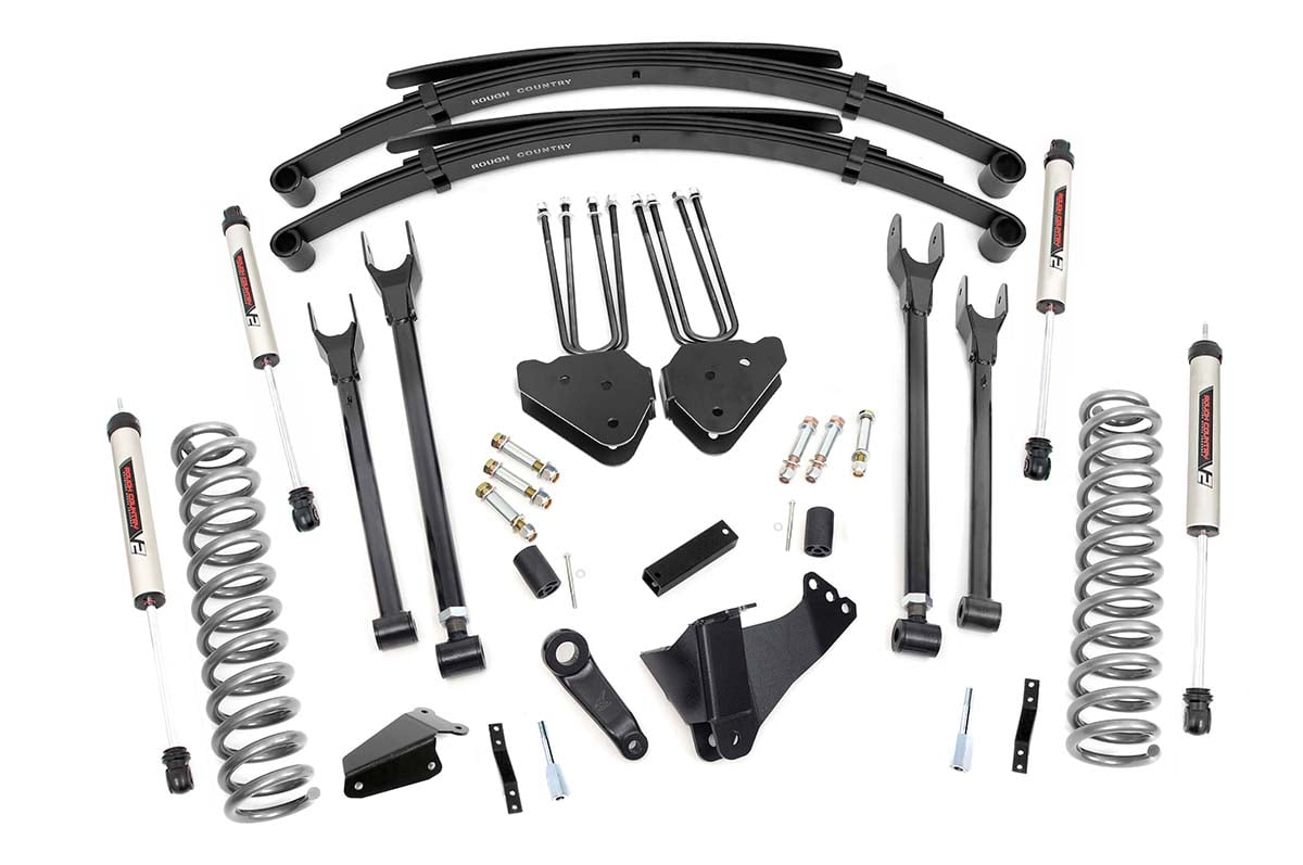 6 Inch Lift Kit | Diesel | 4 Link | RR Spring | V2 | Ford F-250/F-350 Super Duty (05-07) - Susp Lift Kits 4wd