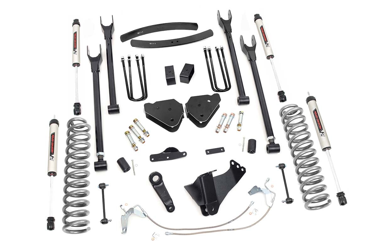6 Inch Lift Kit | Diesel | 4 Link | V2 | Ford F-250/F-350 Super Duty (08-10) - Susp Lift Kits 4wd