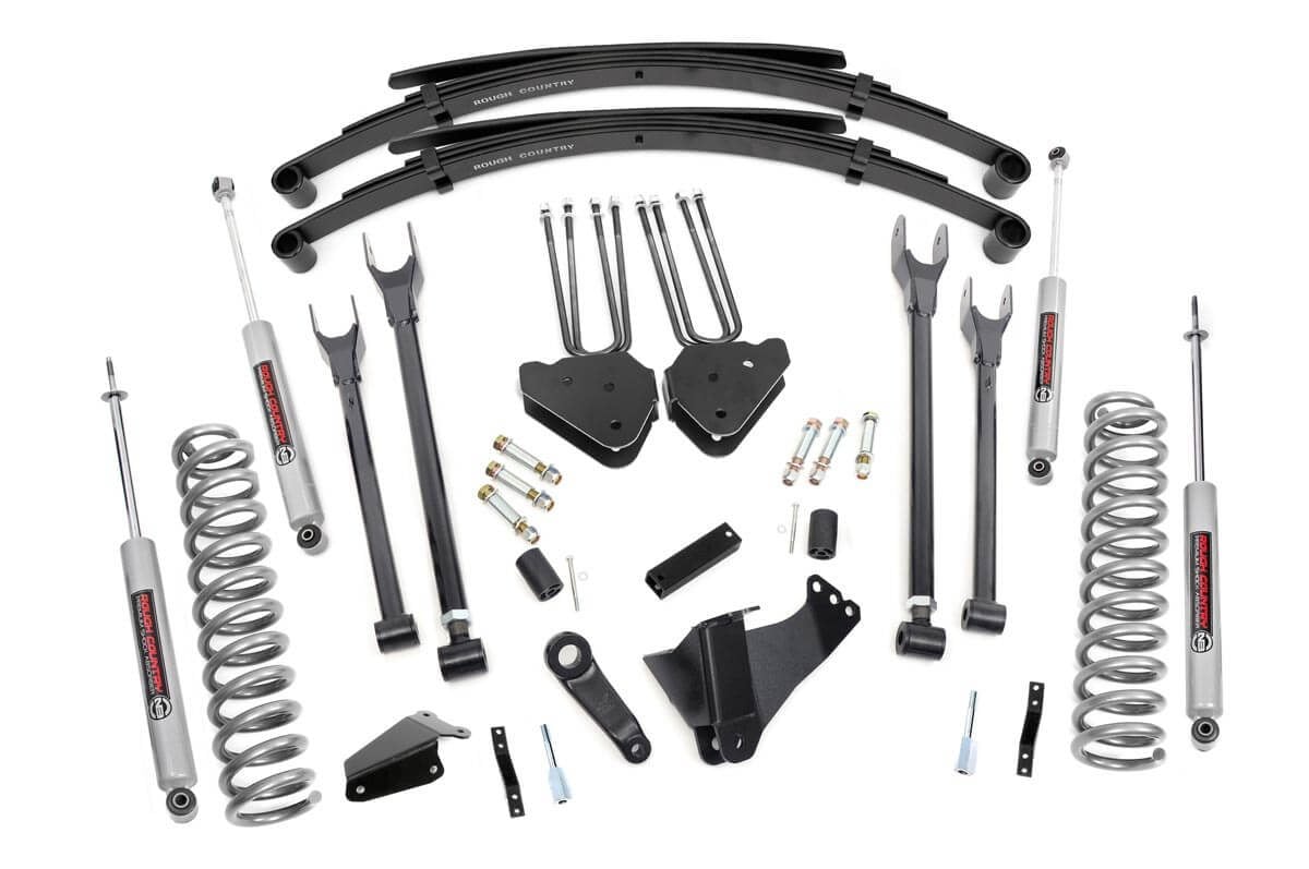 8 Inch Lift Kit | 4 Link | RR Springs | Ford F-250/F-350 Super Duty (05-07) - Susp Lift Kits 4wd