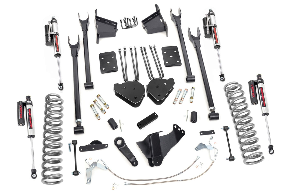 8 Inch Lift Kit | 4 Link | Vertex | Ford F-250/F-350 Super Duty 4WD (08-10) - Vertex Kits