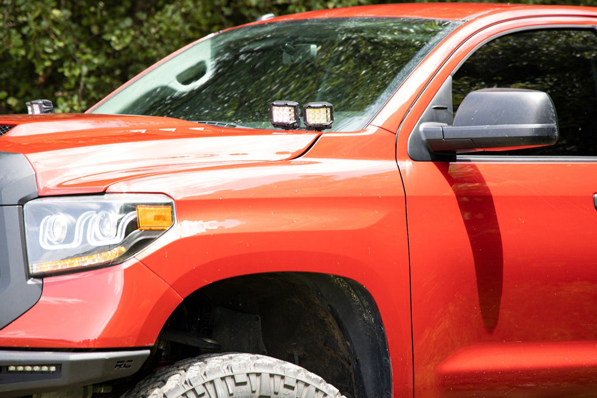 LED Light Kit | Ditch Mount | Dual 2" Black Pairs | Spot | Toyota Tundra (14-21) - Lighting & Acc (Image 6 of 6)