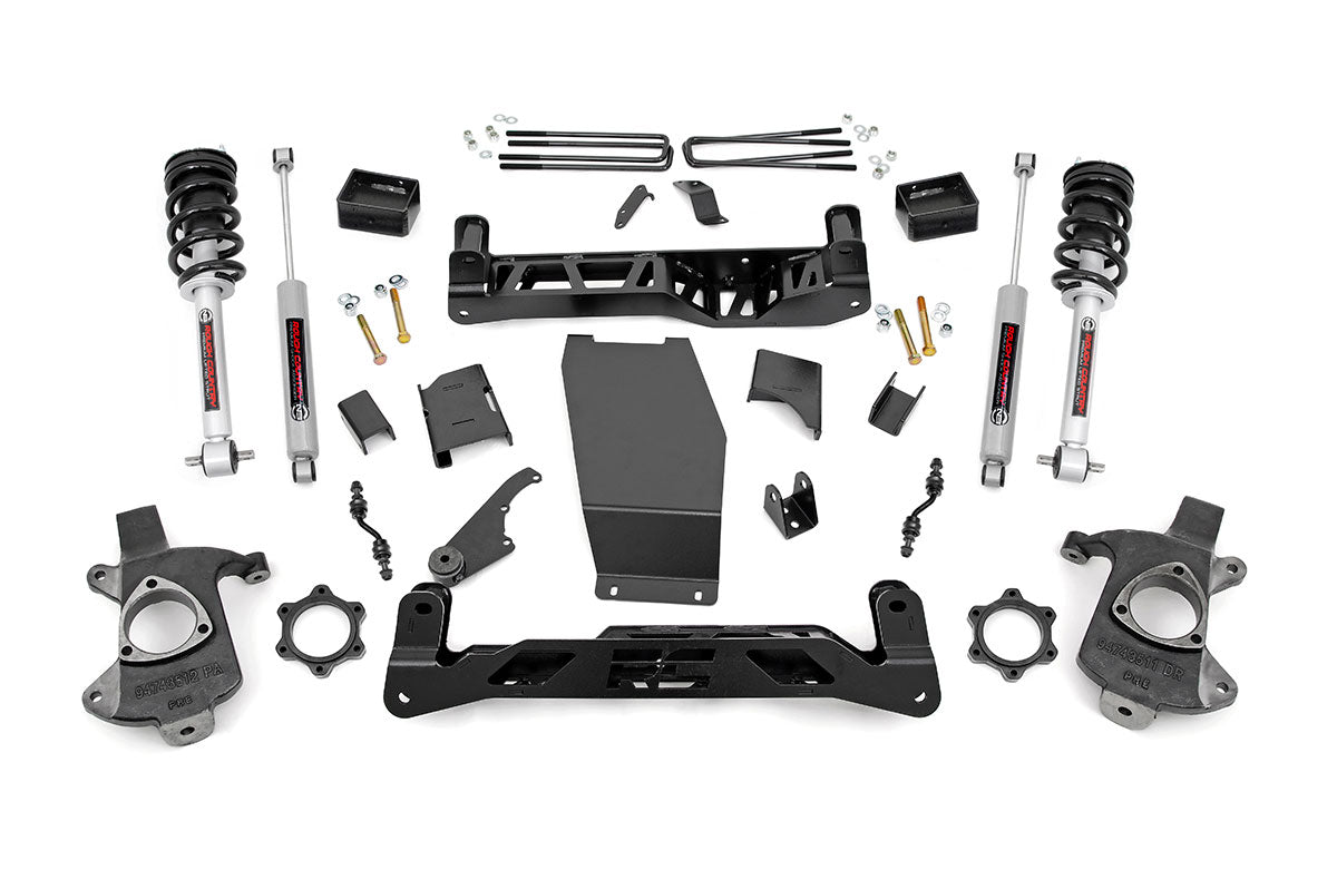 5 Inch Lift Kit | Alum/Stamp Steel | N3 Struts | Chevy/GMC 1500 (14-18 & Classic) - Susp Lift Kits 4wd (Image 2 of 4)
