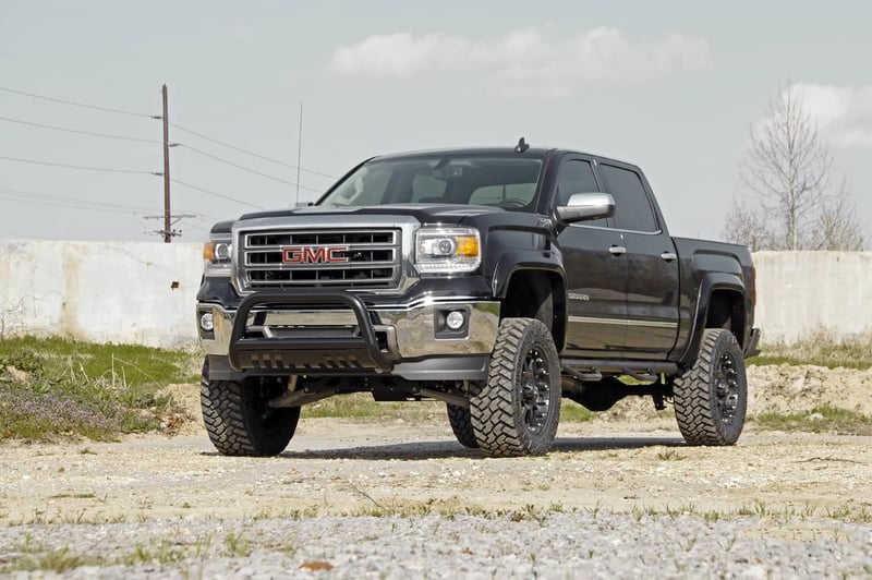 RC 5 Inch Lift Kit | Bracket | Chevy Silverado & GMC Sierra 1500 4WD (2014-2018 & Classic) (manufacturer page)