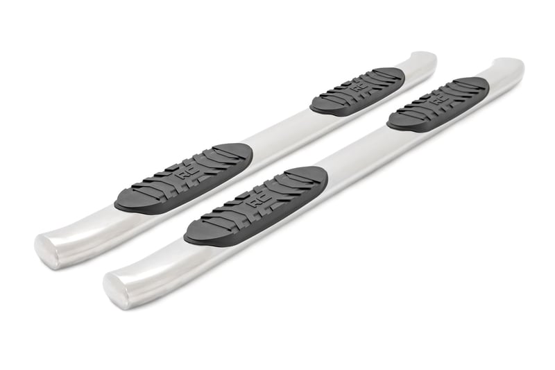RC Oval Nerf Steps | Stainless | Crew Cab | Chevy/GMC 1500/2500HD/3500HD (19-26) (manufacturer page)