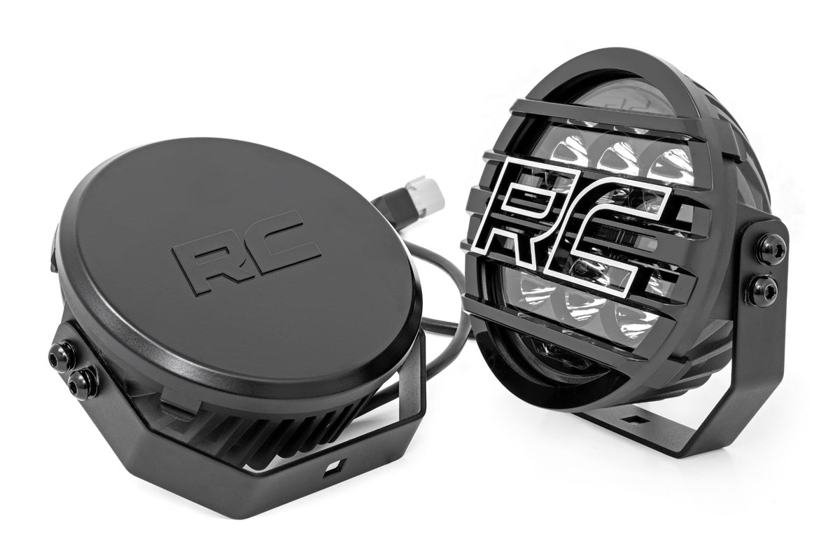 Black Series Halo LED Light Pair | White/Amber DRL | 6.5 Inch | Round - Lighting & Acc (Image 2 of 6)