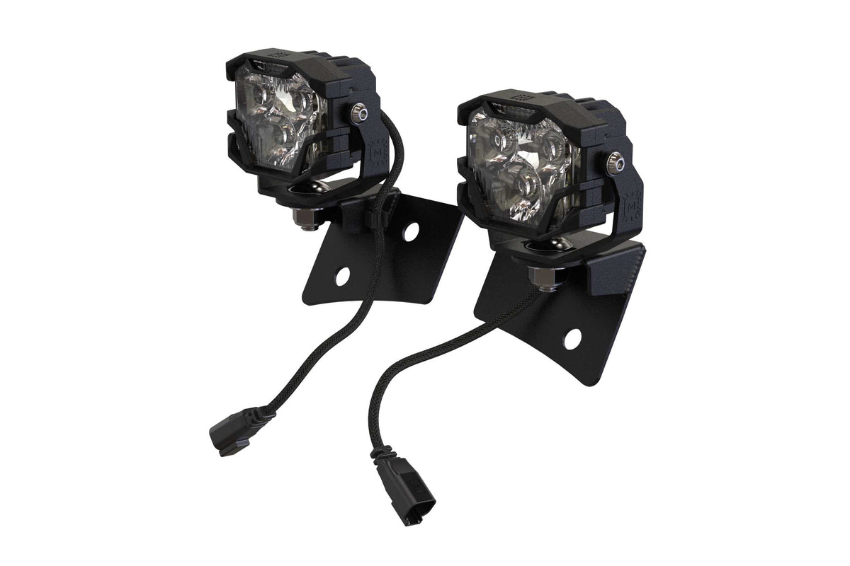 Morimoto Ditch Light Brackets: Jeep JK (07-18 / Set) - Off Road - Veh. Spec (Image 1 of 3)