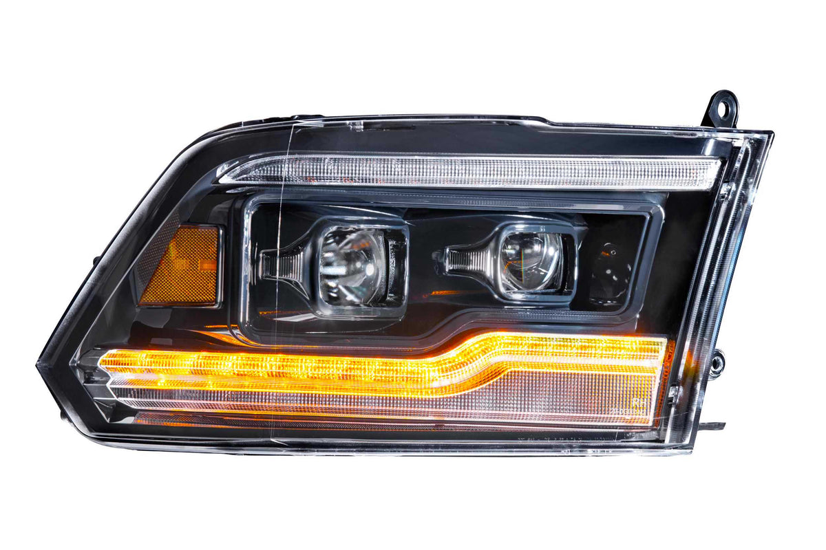XB LED Headlights: Dodge Ram (09-18 / Amber DRL / Set) - Headlights (Image 3 of 6)