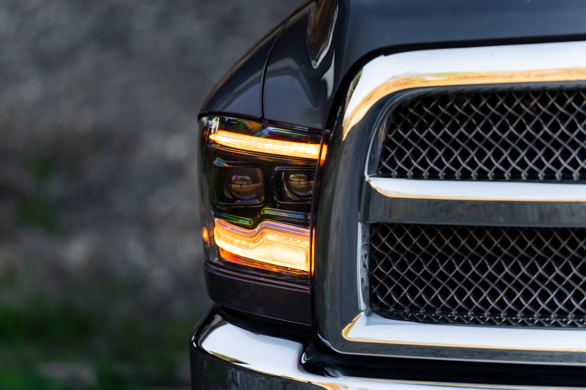 XB LED Headlights: Dodge Ram (09-18 / Amber DRL / Set) - Headlights (Image 6 of 6)